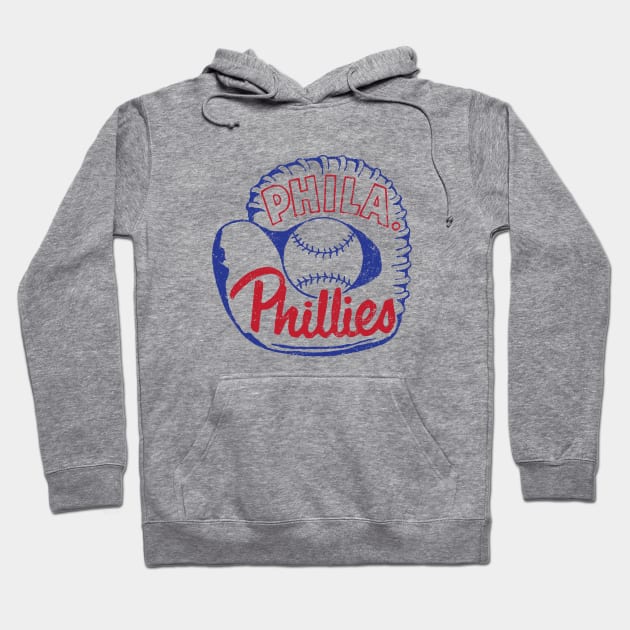 Philadelphia Phillies Glove by Buck Tee Hoodie by Buck Tee